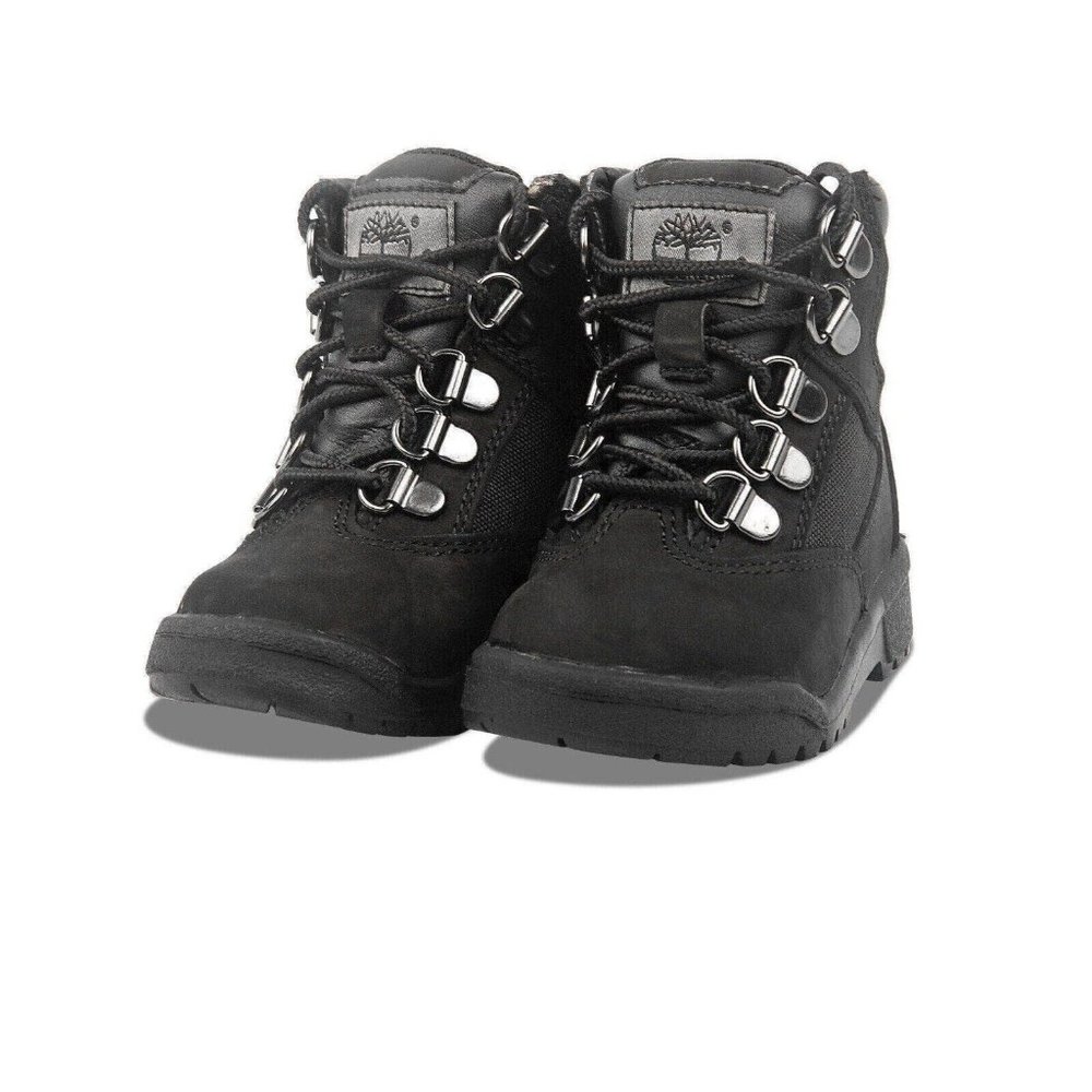 Black suede Timberland boots
